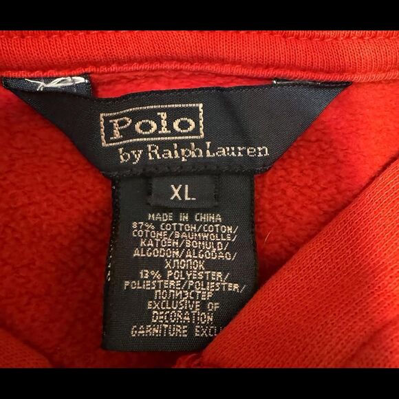 Polo Ralph Lauren Men's Red Hoodie - Picture 5 of 7